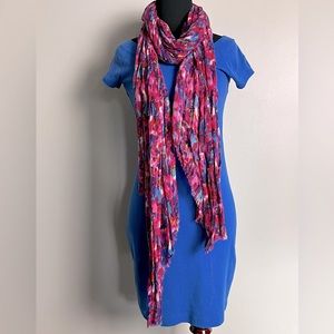 Blue T-shirt dress
